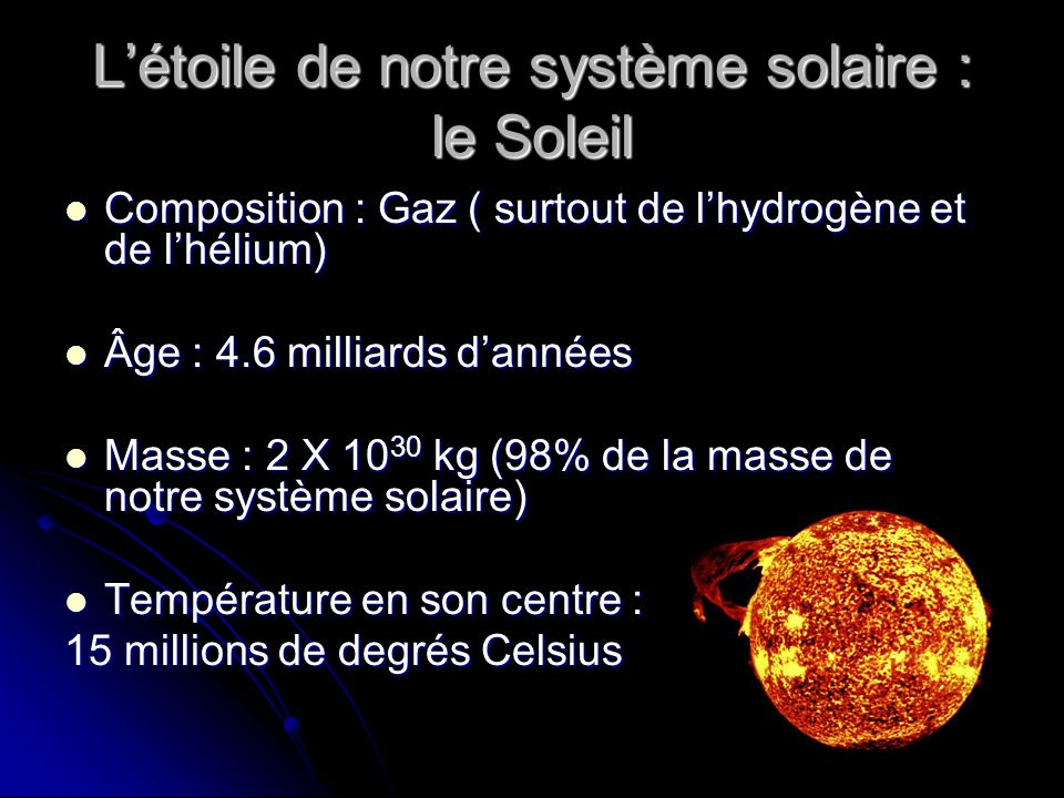 age du systeme solaire